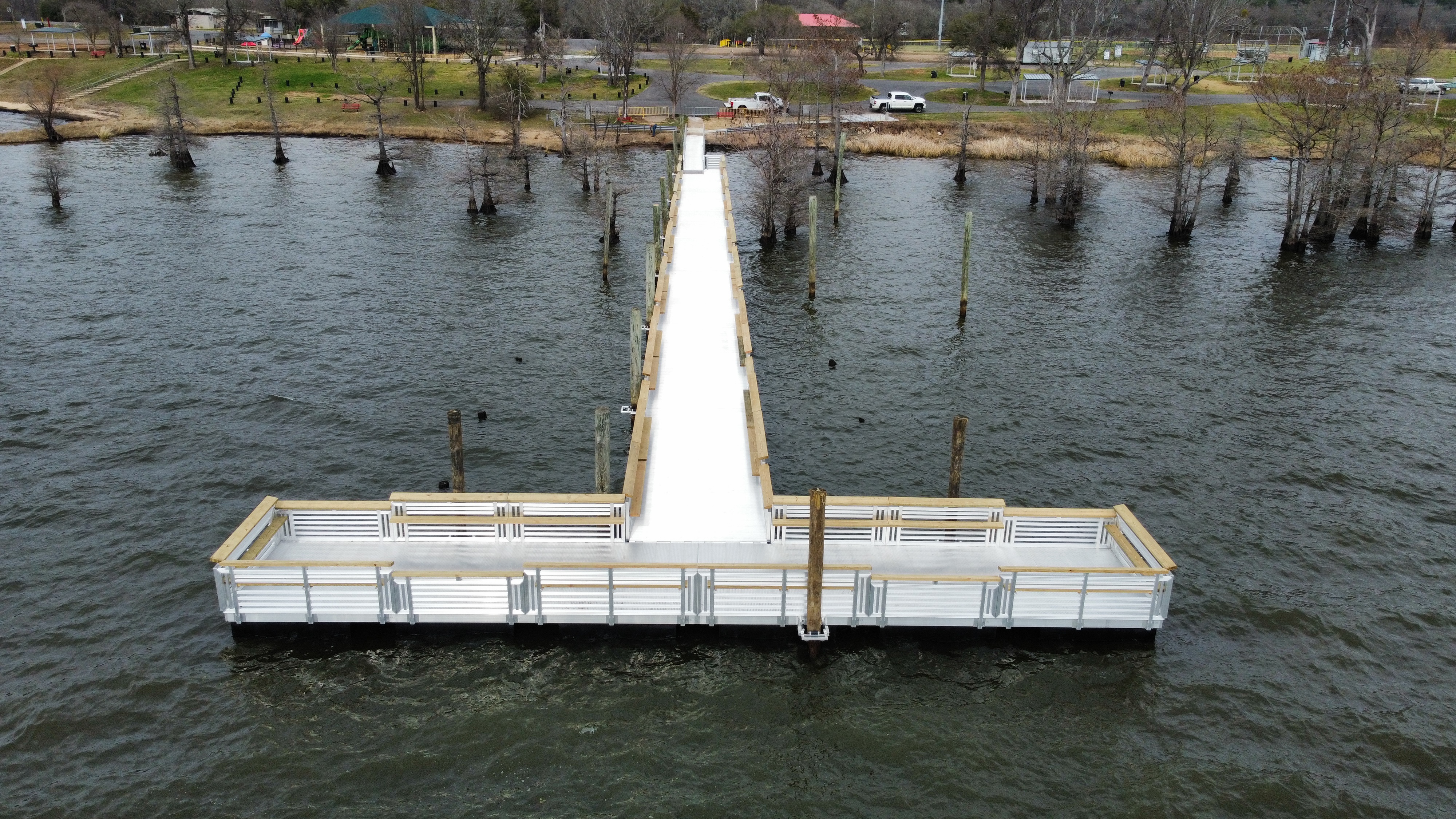 300' Floating Aluminum Pier